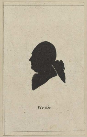 Bildnis des Christian Felix Weiße