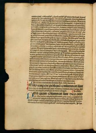 In octaua natiuitatis domini Euangelim. secundum lucam. II. - Dominica in media quadragesima Euvangelium secundum Joh. VI.