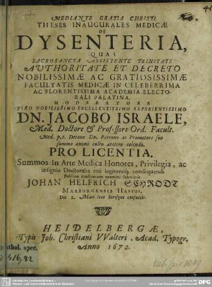 De dysenteria