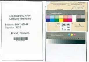 Entnazifizierung Clemens Brandt , geb. 00.00.0000 (Polizist)