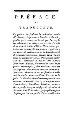 Préface du Traducteur