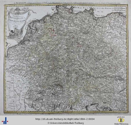 Germania, Mainz, der frankische Crais, Straßburg, Augsburg.