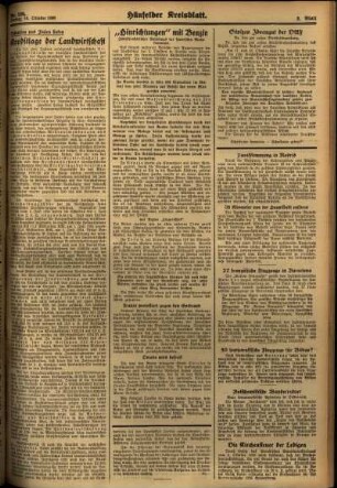 Zweite Ausgabe vom Freitag, den 16. Oktober 1936.