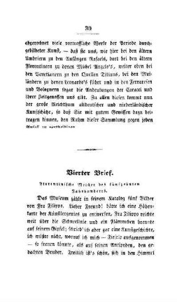 Vierter Brief. Florentinische Meister des fünfzehnten Jahrhunderts