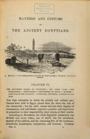 A popular account of the ancient Egyptians : Rev. and abridged from his larger work. In 2 vols. Illustr. with 500 woodcuts. 2