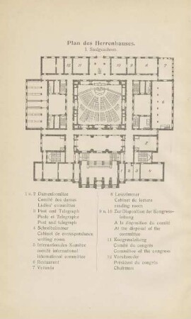 Plan des Herrenhauses