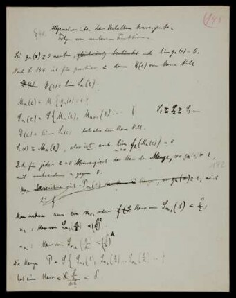 § 40. Konvergente Funktionsfolgen.