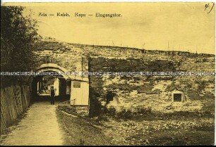Ruine der Festung auf der Insel Ada Kaleh