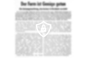 Der Form ist Genüge getan