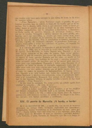 XIV. El puerto de Marsella. ¡A bordo, a bordo!