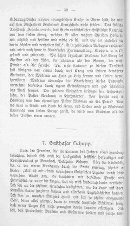 7. Balthasar Schupp.