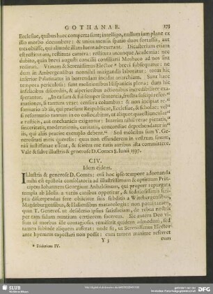 CIV. Idem eidem