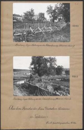 Brzezany: Eigne Stellung an der Ortseinfassung. (Blick von Aussen)