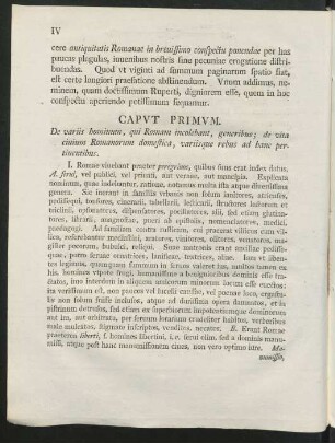 Caput primum