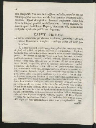 Caput primum