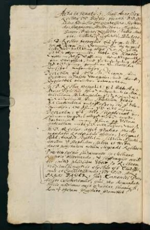 Sommersemester 1608. Rektorat Andreas Bayer.