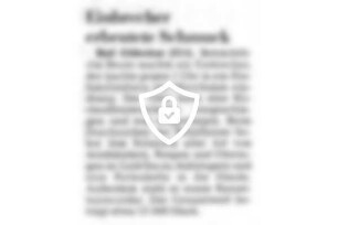 Einbrecher erbeutete Schmuck