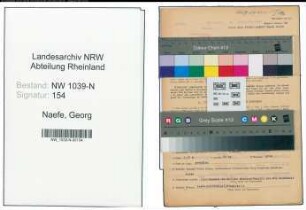Entnazifizierung Georg Naefe , geb. 03.09.1884 (Postbeamter)