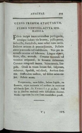 Genus Primum Atactarum.