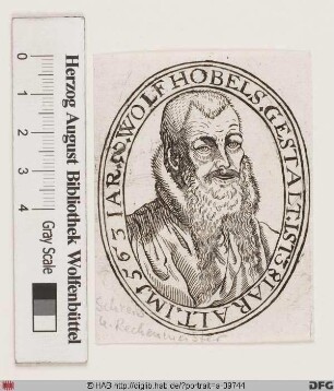 Bildnis Wolf Hobel