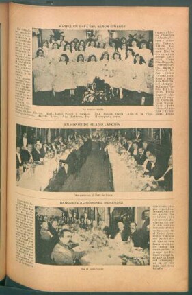 Banquete al coronel Menéndez