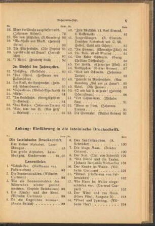 Anhang: Einführung in die lateinische Druckschrift