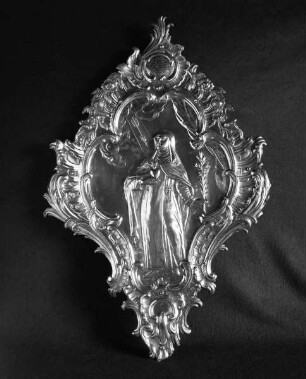 Plaker mit der heiligen Theresia