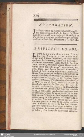 Privilege Du Roi