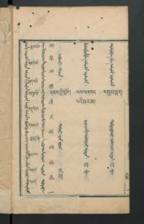 niyecehe banjibun 1 = བམ་པོ་དང་པོ = tariguv tabdar = 補编卷一
