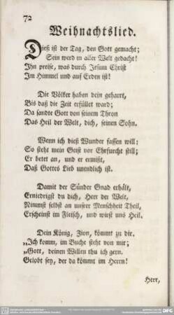 Weihnachtslied