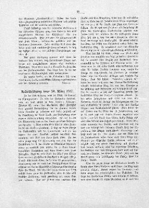 Arbeitssitzung vom 26. März 1917
