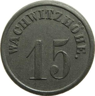 Dresden - Wertmarke "15", Wachwitzhöhe