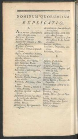 Nominum quorumdam Explicatio.