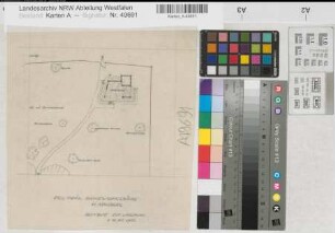 Arnsberg, Regierungspräsidium, Dienstvilla, Deckblatt zu dem Lageplan
