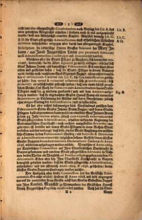 Wahrhaffte ex actis gezogene Species facti das Gräflich Fugger-Babenhausische Fideicommiss und dessen controvertirende Administration betr.
