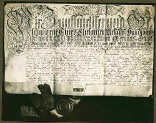 Gesellenbrief eines Metzgers, 18. Jh