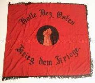 Fahne Roter Frontkämpferbund Halle, Bezirk Osten (Nachbildung)