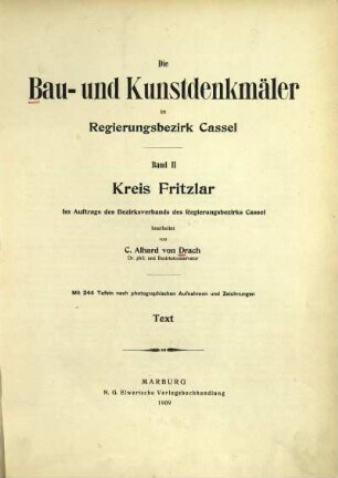 2: Kreis Fritzlar : Text