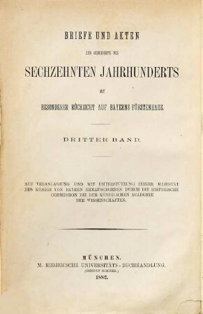 Beiträge zur Reichsgeschichte 1546 - 1552