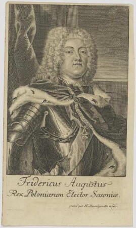 Bildnis des Fridericus Augustus, Rex Poloniarum