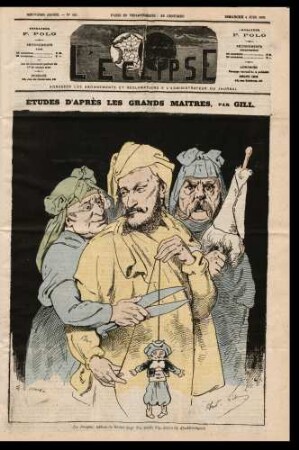 Études d'après les grands maîtres, par Gill
