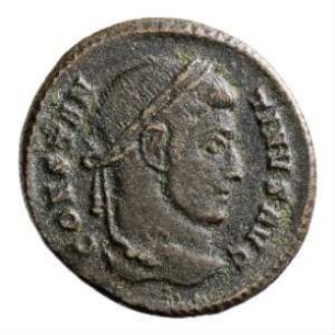 Münze, Follis, Aes 3, 320 - 321 n. Chr.