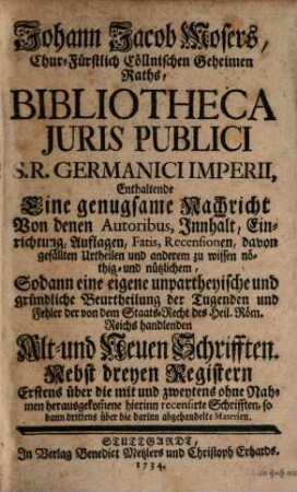 Bibliotheca iuris publici S. R. Germanici Imperii, 3