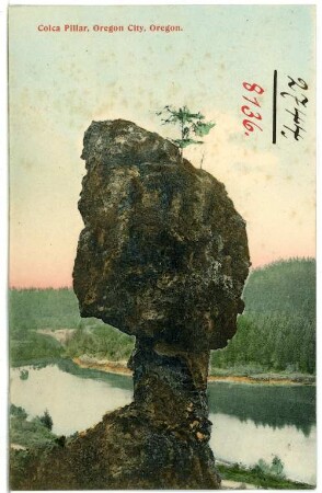 Oregon City. Colca Pillar (Coalcas Pillar), Oregon City, Oregon