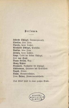 Lustspiele, 3. Ultimo : Lustspiel