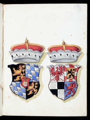 Wappen: Kurpfalz und Brandenburg