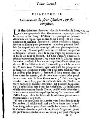 Conjuration du Sieur Isambert, ] ses complices.