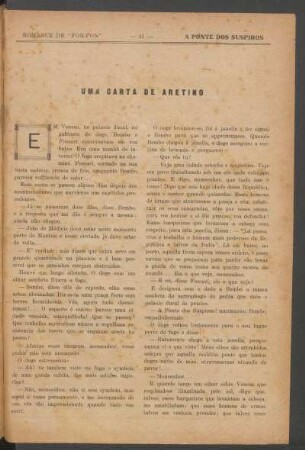 Uma carta de Aretino