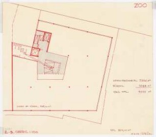 Geschäftshaus Joachimstaler Straße 1, Berlin-Charlottenburg: Grundriss 2. bis 5. OG, 1:100
