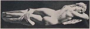 Fotografie der Skulptur „Schlafender Hermaphrodit“ (Rückenansicht)